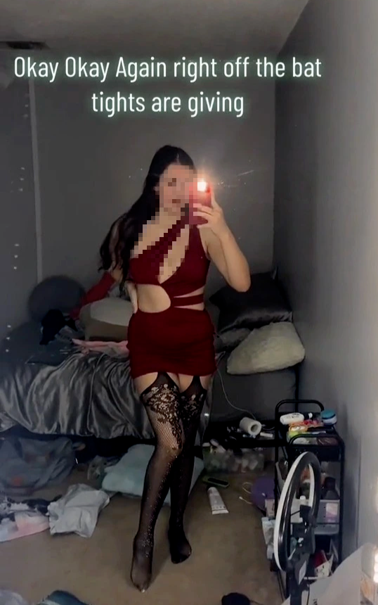 图/TikTok用户在短视频中试穿SHEIN产品 来源/TikTok