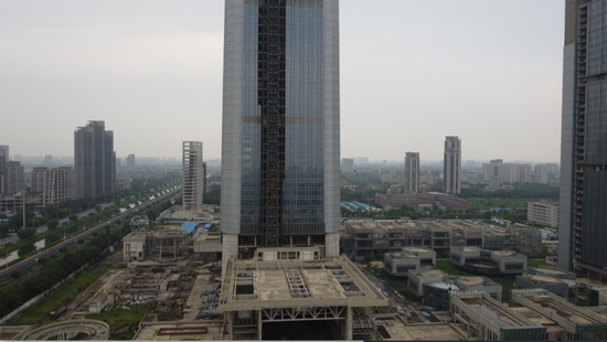 俯瞰天津117大厦 图片来源：镁编 摄