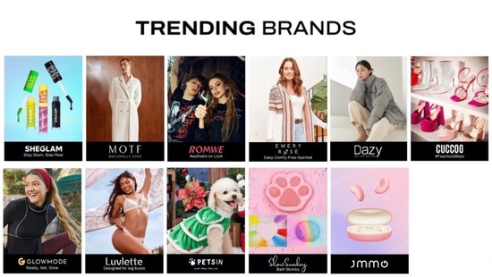 Currently SHEIN official website has 11 sub-brands