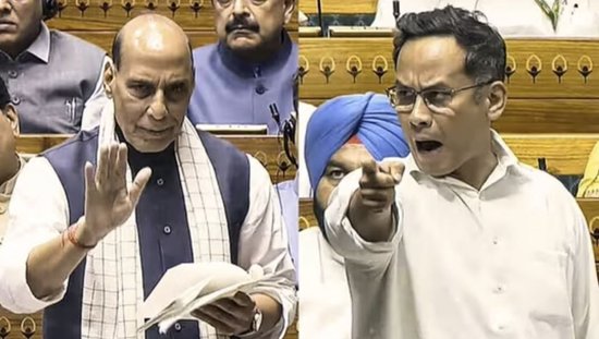  拉杰纳特·辛格（左）和高拉夫·戈戈伊（右）。