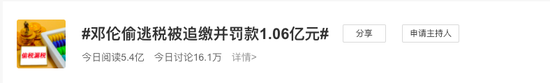 邓伦因偷逃税款被罚1亿元 多家上市公司品牌代言人(图2)