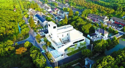 庄行镇浦秀路办公建筑。 均 受访嘉宾提供