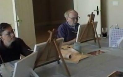 张嘴画画的老巴