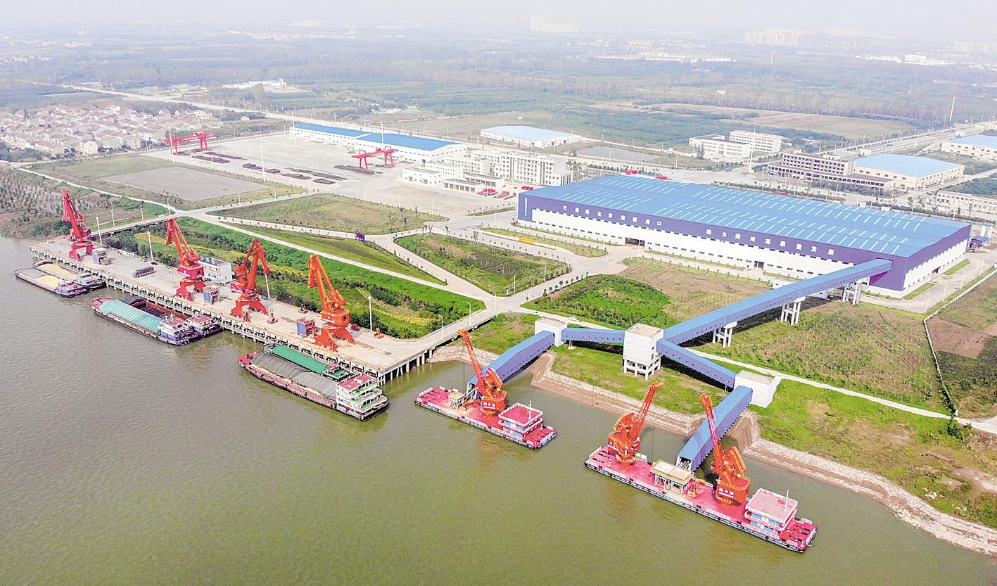 湖北荆州投入40亿元加快“生态港口”建设