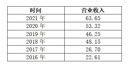 数据来源：公司历年年报