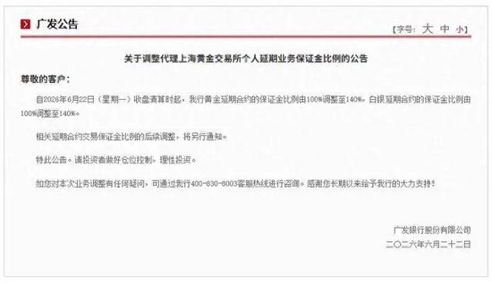 6家国际大行集体看空黄金，国内多家银行上调保证金比例