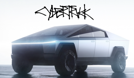  Cybertruck 来源：特斯拉官网