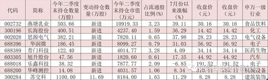 二季度养老金最新持仓动向曝光 8只个股成“新宠”