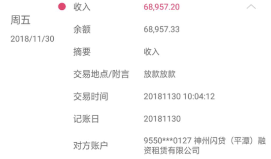 神州闪贷要银行流水 新浪网