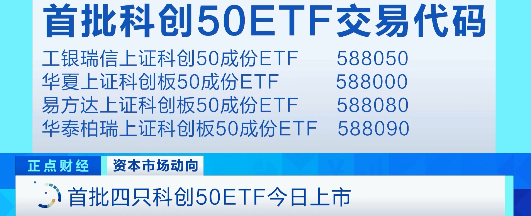 首批科创50ETF上市 中小投资者机会来了：50万元门槛降至100元