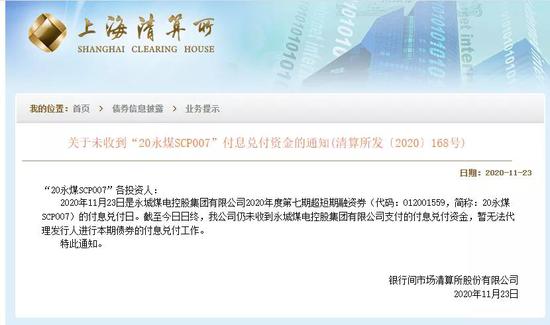 永煤控股调查最新进展来了 违法违规线索移送证监会