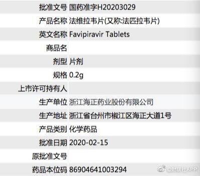 法匹拉韦治疗新冠肺炎4天见效海正药业已获生产批件 新冠肺炎 新浪财经 新浪网 法匹拉韦治疗新冠肺炎4天见效海正药业已获生产批件 新冠肺炎 新浪财经 新浪网
