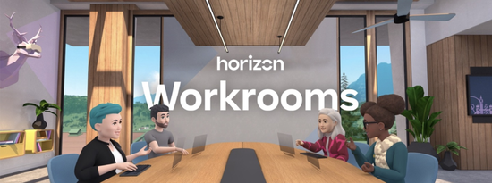 　图 Horizon Workrooms 打造的虚拟会议室