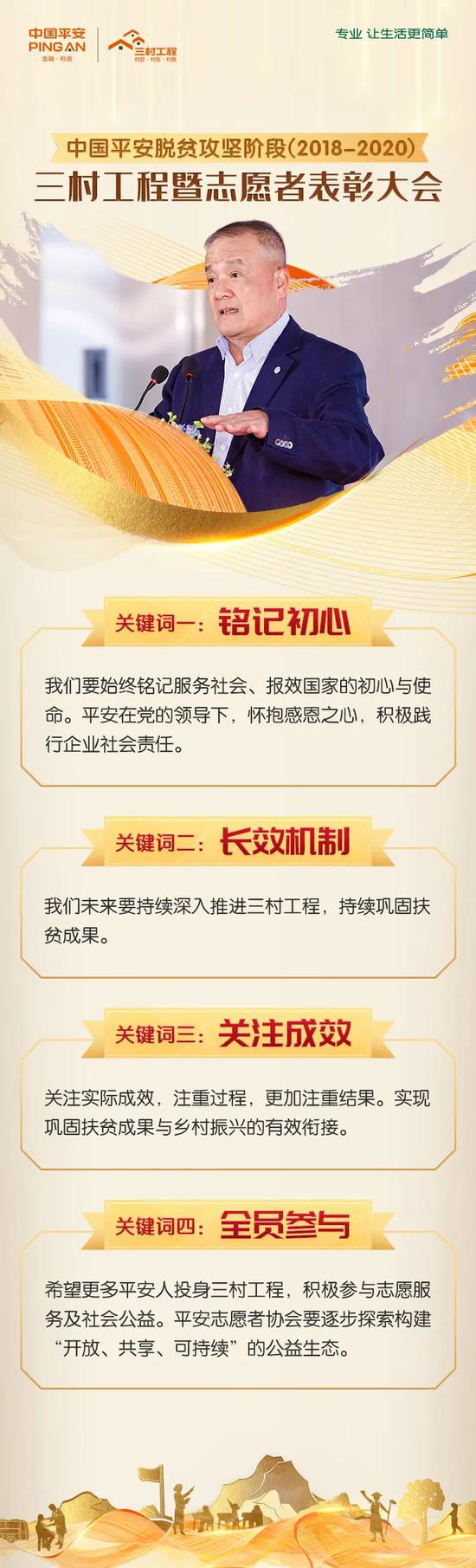 马明哲：铭记初心使命 服务乡村振兴