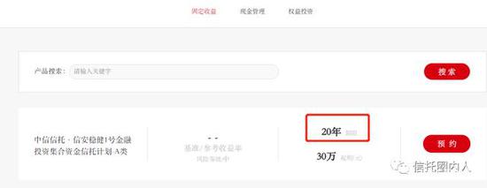 来源：中信信托官网