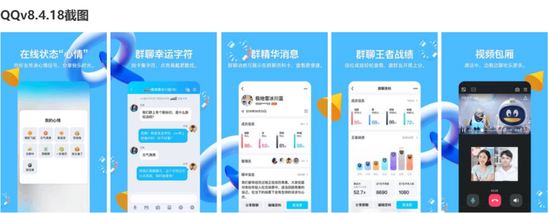(豌豆荚上显示的QQ历史版本)