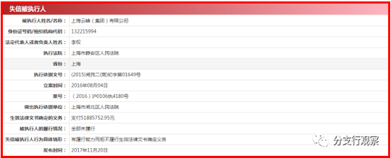 （图片来源：中国执行信息公开网）