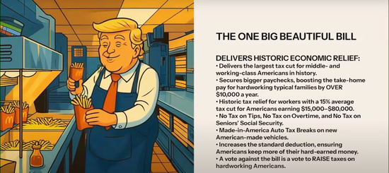  图为白宫发布的视频截图。 图源：白宫X账号