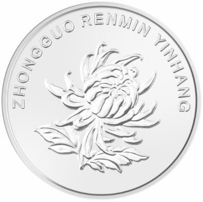 2019年版第五套人民币1元硬币背面图案