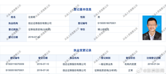 信达证券研究所所长被举报猥亵下属，公司紧急回应！