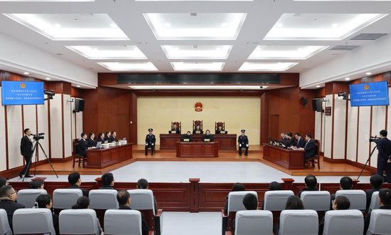 现场图。（陕西省渭南市中级东谈主民法院供图）