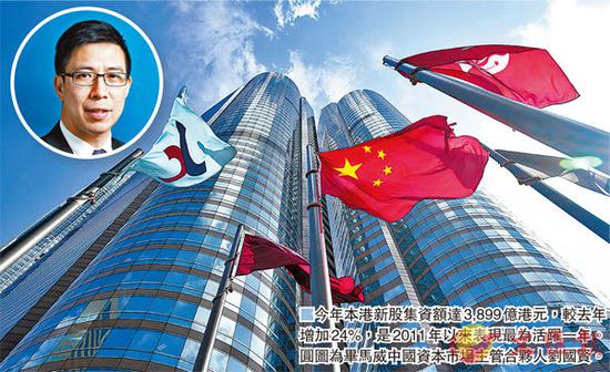 毕马威料香港IPO集资额3899亿全球第二 全球十大IPO一览
