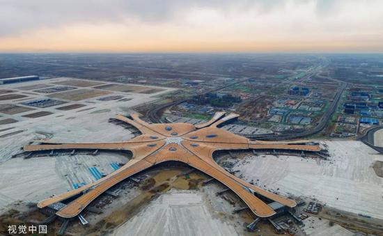 ▲资料图片：北京大兴国际机场