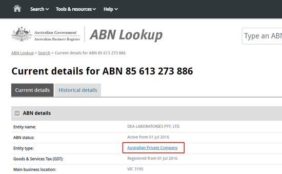 来源/ 澳大利亚工商局政府官网燃财经截图