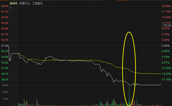 创业板首只20%跌停个股现身 新城市2个月暴涨176%行情就此终结？
