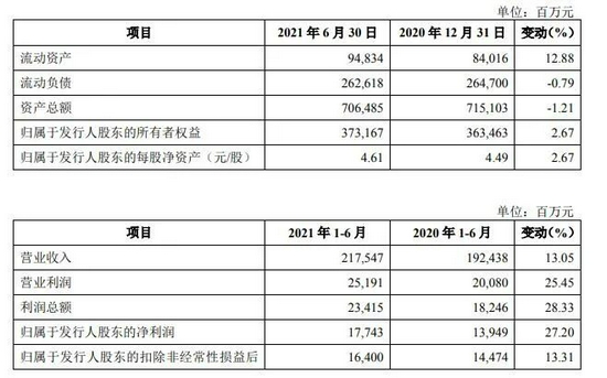 截图来源：中国电信《公告书》