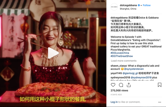 D&G辱华门背后劣迹斑斑：Instagram却沉默删帖_手机新浪网