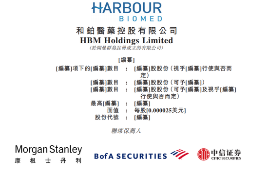 和铂医药提交招股书：君联资本持股10.4% GIC持股8.04%