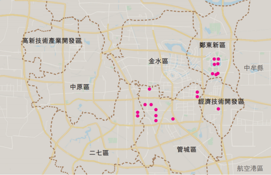 兴业物联郑州项目分部 来源：招股书