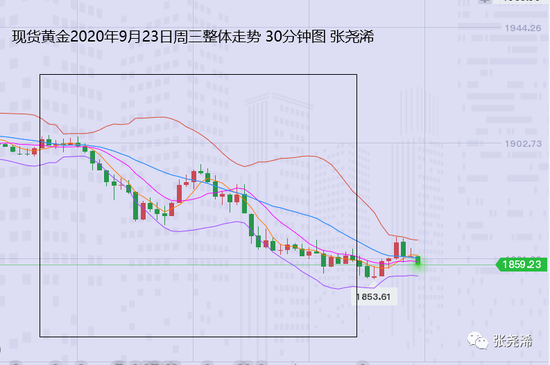 张尧浠:黄金连遭美元重压下挫 关注百日线支撑有反弹