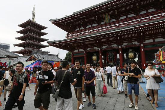 2019年访日外国游客达3188万 近三成来自中国大陆