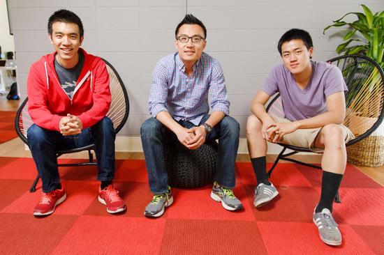  自左而右：Stanley Tang、徐迅、Andy Fang 