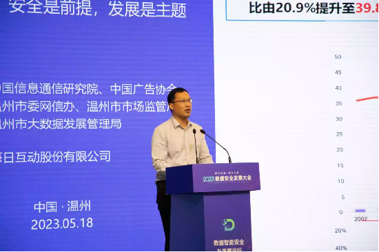 (中国信通院泰尔终端实验室数字生态发展部主任王景尧发表演讲)