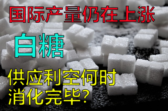 白糖国际产量仍在上涨,供应利空何时消化完毕?