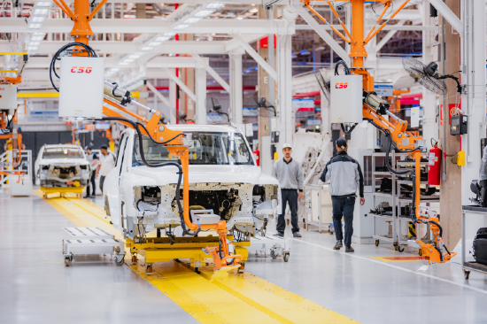 长城汽车巴西工厂生产线