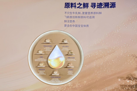 　（飞鹤全球首个奶粉新鲜原料溯源系统）