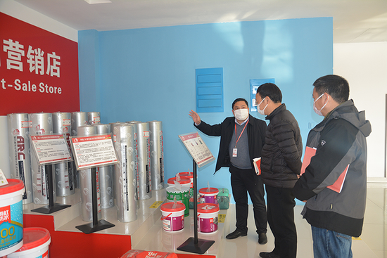 上海金山区副区长一行调研上海东方雨虹