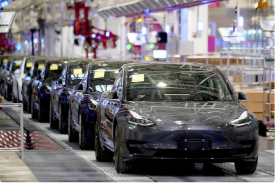 特斯拉拟提高上海工厂产量：每周平均生产2万辆汽车