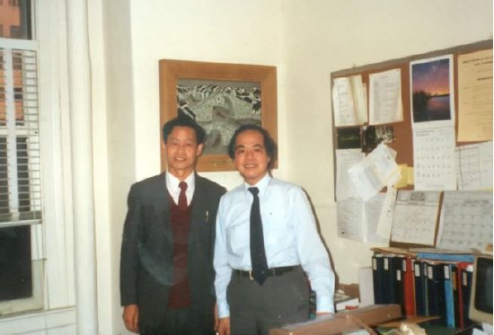 和李政道在哥伦比亚大学