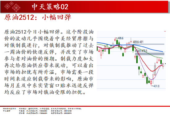 中天期货:商品指数新高 原油小幅回弹