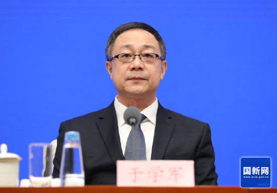 国家卫生健康委副主任于学军。国新网