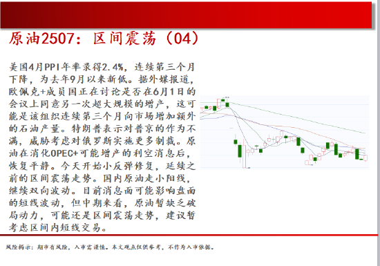 中天期货:商品指数区间偏弱回调 原油区间震荡