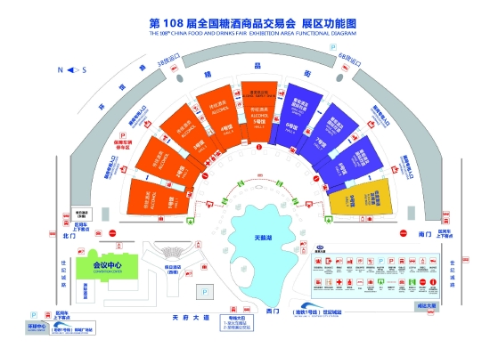 世纪城展区功能图