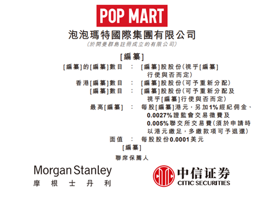 泡泡玛特通过港交所聆讯：存货周转天数暴增 创始人自比迪士尼