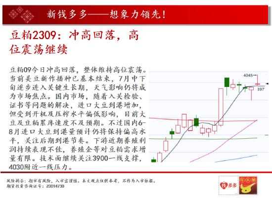 中天期货:棕榈年线承压 棉花风来雨来多头向上冲
