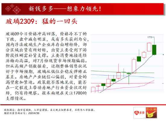 中天期货:燃油倒锤子线 纯碱多头加速冲
